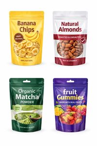 Empaque en Bolsa Doypack |   Doypack con opciones de cierre de cremallera/boquilla |   Suministro OEM Impreso |   Bebida de Té |   Origen AE |   Marca PACKPRO - Product Image 4