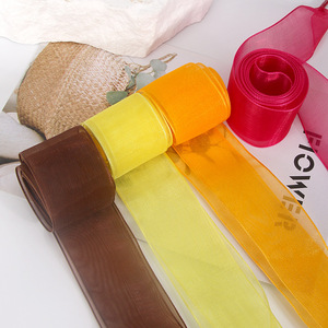 Cadarços Unissex YNBG Brand de Cetim de Poliéster Largos e Planos de 2,5cm, Cores Vibrantes, Estilo Organza, com Efeito de Fita Giratória - Product Image 4