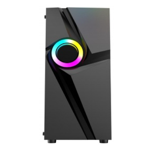 เคสคอมพิวเตอร์เกมมิ่งทรงสูงแบบ Full Tower ATX ดีไซน์ทันสมัย ผลิตจากเหล็ก พร้อมหน้าต่างด้านข้าง ไฟตกแต่ง พัดลมระบายความร้อน ช่องเสียบการ์ดจอ 7 ช่อง มีสินค้าพร้อมส่ง - Product Image 5