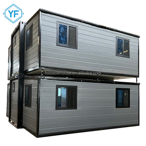 Ngôi nhà ma thuật mở rộng nhà <span class=keywords><strong>CONTAINER</strong></span> thiết kế 2 tầng 20ft prefab có thể gập lại nhà nhỏ bằng phẳng mái nhà phong cách hiện đại - Product Image 2