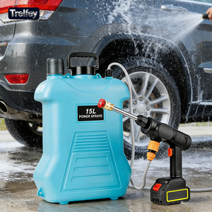 Nouvelle conception de pulvérisateur électrique à dos de 15 L, machine agricole avec <span class=keywords><strong>lance</strong></span> de pulvérisation longue portée pour l'irrigation des champs agricoles - Product Image 1