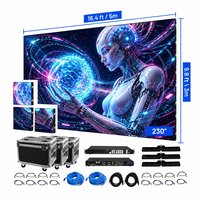 Écran LED 500x500mm, armoire ultra-fine, P1.5 P1.9 P2.6, garantie 5 ans pour magasins de détail, scènes et événements