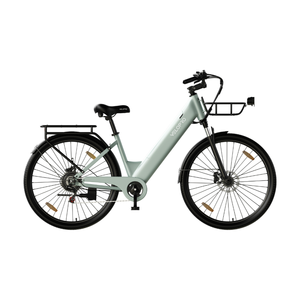Vélo de ville électrique VELOPRO C1 Pro 27,5 pouces avec logo personnalisé, batterie 36V 18Ah, cadre en alliage, freins à disque hydrauliques, pour les trajets urbains - Product Image 1