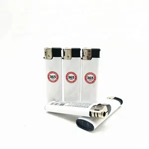 Lighter Factory Customized Paper Wrapped Isqueiro Electronic Disposable Lighters