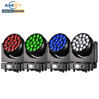 Projecteur Lyre à Effet Spectaculaire 19*60W LED RGBW Effet Œil d'Abeille, Zoom Illimité, Rotation, Éclairage Scénique pour Concert
