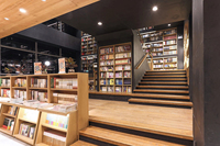 Bibliothèque moderne au design personnalisé Mobilier de bibliothèque scolaire avec éclairage LED Étagère de présentation intérieure pour librairie ou bibliothèque