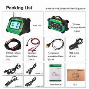เครื่องทดสอบแบตเตอรี่ EVB624 และอุปกรณ์ปรับสมดุลเซลล์ไร้สายพร้อมชุดชาร์จ 1 ชุด และชุดปล่อยประจุ 6 ชุด สำหรับยานยนต์พลังงานใหม่ - Product Image 6