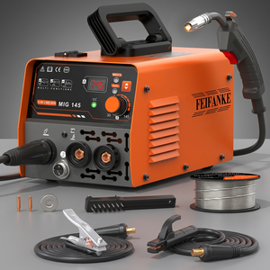 Machine à souder <span class=keywords><strong>MIG</strong></span> <span class=keywords><strong>145</strong></span> Mini FEIFANKE 220V pour la réparation à domicile, le bricolage et l'atelier, soudeuse <span class=keywords><strong>MIG</strong></span>/MAG sans gaz à fil fourré - Product Image 1