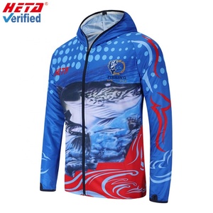Uv protection Quick Dry Fishing Shirts Long Sleeve With Hooded Fishing Shirt Wholesale Professional Custom Fishing Shirts - Product Image 2