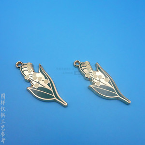Custom Metal Enamel Flower Zipper Pulls Gold Color For <b>Bags</b> And Handbags Fashion DIY <b>Accessories</b> - Product Image 2