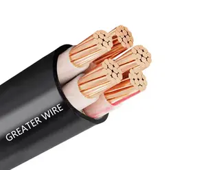 Factory Price 1.5mm2 2.5mm2 4mm2 6mm2 10mm2 16mm2 Z-YJV/Z-YJLV Unarmoured Cable 3Core Yjv Underground Cable
