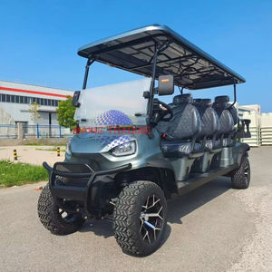 Voiturette de golf électrique 72V pour 7-8 personnes, buggy tout-terrain, batterie au lithium, chariot utilitaire, 50-70 km/h, autonomie 70-90 km - Product Image 1