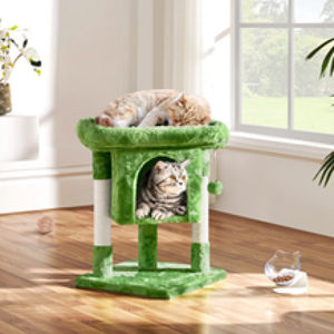 Árbol para Gatos Brympton de 23.5 Pulgadas con Condo de Felpa, Poste de Sisal para Rascar y Torre Compacta para Gatos - Product Image 4