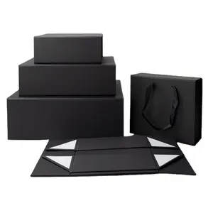 Scatole di cartone personalizzate di lusso per regali che avvolgono scarpe di compleanno abbigliamento cappello scatola regalo di carta confezione scatola pieghevole magnetica