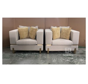 Sillón de Diseño con Brazos de Tela de Lujo, Sillón Moderno de Descanso para Sala de Estar, Tela de Lujo, Color L - Product Image 1