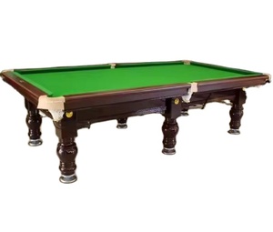 Mesa de billar con patas marrones de gama alta, juego estándar para el hogar, mesa de billar y billar - Product Image 2