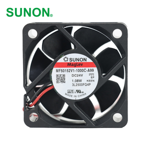 SUNON MF50152V1-1000C-A99 OEM/ODM Electric 50x50x15mm 24VDC 42mA 1.08W 6100RPM 17.0CFM Vapo Bearing Cabinet Axial Cooling Fan - Product Image 1