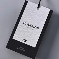 Etiquetas de Papel con Corte Personalizado, Impresión Digital, Papel Recubierto, Etiquetas de Marca para Ropa y Embalaje de Regalos