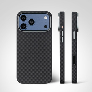 เคส iPhone ใยอะรามิดสุดหรู ป้องกันแรงกระแทก ฝาหลังป้องกันรอยขีดข่วน รองรับการชาร์จไร้สาย ดีไซน์ลายตารางหมากรุก รับผลิตแบบ OEM ODM ขายส่ง - Product Image 3