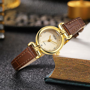 2025 nuevo reloj de mujer Petite Simple elegante correa de cuero reloj de pulsera de cuarzo - Product Image 5