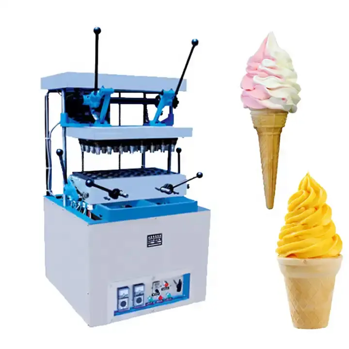 32 Formen Eistüte Maschine manuelle Eis waffel kegel maschine