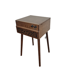 Phong Cách Cổ Điển Retro Óc Chó Đứng Bàn xoay Máy Nghe Nhạc Nhà Máy Cung Cấp Di Động Cho Bluetooth Đài Phát Thanh Âm Thanh & <span class=keywords><strong>Video</strong></span> Phụ Kiện - Product Image 2