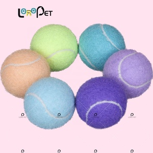 <span class=keywords><strong>Pet</strong></span> Suppliers Benutzer definiertes Logo Umwelt freundliches Werfen Hund Kauen Spielzeug Großhandel Gummi Haustier Tennisbälle interaktive Hundes pielzeugball - Product Image 6