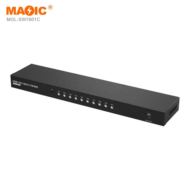 4K 30Hz 16 Screen Seamless Video Splitter 16x1 HDMI Multiviewer Switch for Display TV