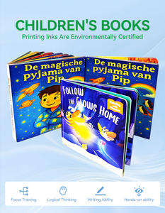 Impression personnalisée à la demande Livre à couverture rigide pour enfants Service d'impression de livres en carton à couverture rigide pour enfants - Product Image 4