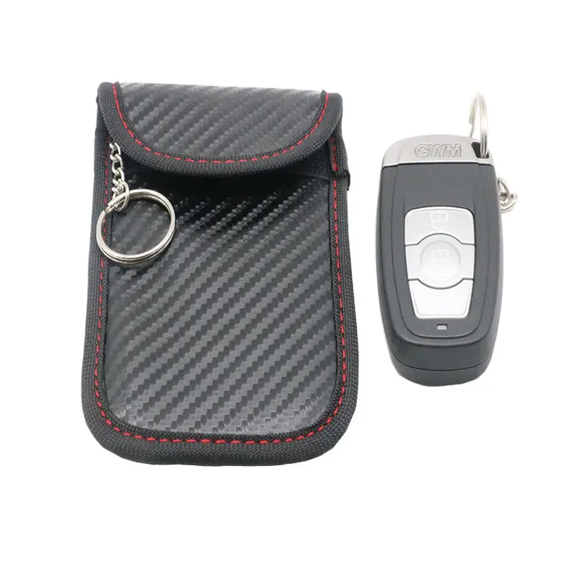 Signal Blocking Bag for phone Car Key Case RFID Anti-Scanning Shielding Case Anti-Magnetic Radiation Protection 3G 4G Block case