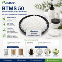 Approvisionnement en gros usine : Béhentrimonium méthosulfate (BTMS 50) – Émulsifiant cosmétique, matière première CAS 81646-13-1 – Vente en gros
