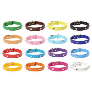 Großhandel verstellbare PU <span class=keywords><strong>Cat</strong></span> <span class=keywords><strong>Orange</strong></span> Pet Hunde halsband - Product Image 1