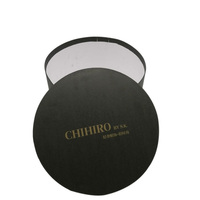Vente en gros de boîte à chapeau ronde imprimée extra large de haute qualité personnalisée