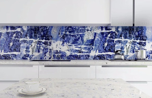 Piedras preciosas naturales de sodalita <span class=keywords><strong>azul</strong></span> jasper suelos de granito de diseño para la decoración - Product Image 5