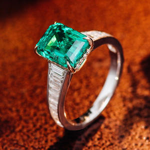 Bague de couple originale coréenne en or 18 carats, bijoux fins personnalisés Qi Song, pour mariage, banquet, fiançailles, pour femmes - Product Image 5