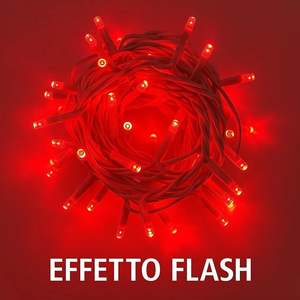 Guirnalda de Luces Gloca de 300 LED, 30 Metros, Cable Blanco, Luz Roja, IP65, Decoración Interior y Exterior - Product Image 5