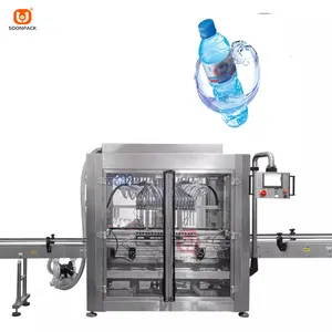 Yeni tasarım 4 kafa sıvı otomatik dolum makinesi çin su şişe dolum makinesi sıcak satış