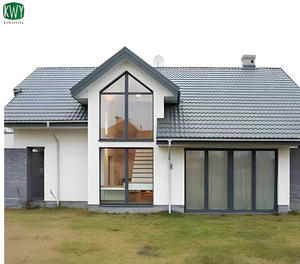 บ้านวิลล่าโครงสร้างเหล็กเบาสมัยใหม่ บ้านสำเร็จรูปพร้อมเหล็กชุบสังกะสี - Product Image 2