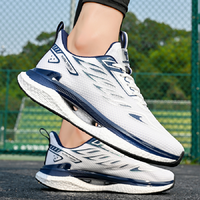 Baskets de sport en maille ultra légères et respirantes pour hommes, chaussures de course antidérapantes pour l'entraînement et la marche d'hiver et d'automne