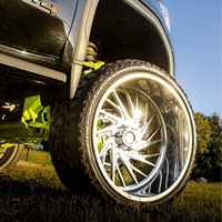 Jantes forgées personnalisées polies JC Deep Dish 6 ou 8 trous, 20, 22, 24, 26, 28 pouces pour Ford F-150 F-250 F-350 Raptor