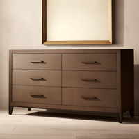 Nouvelle commode en bois massif de chêne pour chambre à coucher, meuble de chambre en bois