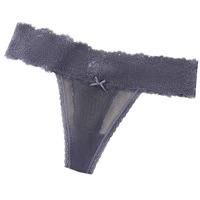 Ensemble de 6 pièces Tobewell pour femmes, sexy, à motif floral, en dentelle respirante, brodé, avec string et tanga, grande taille, sac surprise