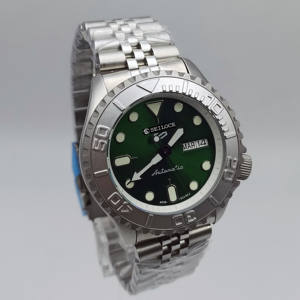 Relojes Mecánicos Automáticos para Hombre 2026, 40 mm, Fecha, Cristal de Zafiro, Correa de Caucho, 5 BAR, Reloj de Buceo Analógico NH36 - Product Image 3