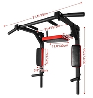 Gran Oferta: Equipo de Fitness para Hogar, de Interior, de Pared, para Entrenamiento de Dominadas, Barra Horizontal y Barras Paralelas de Fábrica