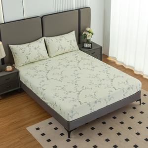 Sábana Ajustable Antibacteriana para Cama, Bordada, 400 Hilos, para Todas las Estaciones, 95% Algodón Orgánico, 5% Fibra de Plata - Product Image 2