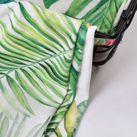 Tela de Punto Elástica y Transpirable de Seda de Leche 100D con Estampado Floral Digital Personalizado para Ropa Interior de Niños y Niñas