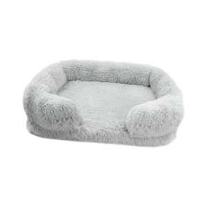 Cama para Mascotas Súper Suave y Ecológica para Todas las Estaciones, Cama Rectangular Grande Tipo Sofá, Cama para Perros de Color Sólido y Felpa, Material de Bambú y Gamuza - Product Image 2