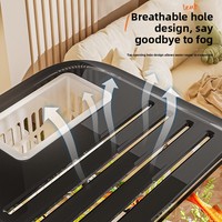 Aquarium en acrylique transparent durable, petit écosystème pour poissons et tortues, pour la décoration de la maison, l'affichage sur balcon et les soins des animaux de compagnie