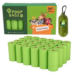 Accessoires écologiques, sacs à crottes de chien compostables et biodégradables avec parfum pour chats et animaux, matériau Epi durable - Product Image 1