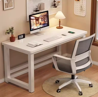 Table d'ordinateur portable rectangulaire simple, petite et minimaliste, pour la maison, la chambre, le bureau, les étudiants, portable, sans assemblage requis, personnalisable
